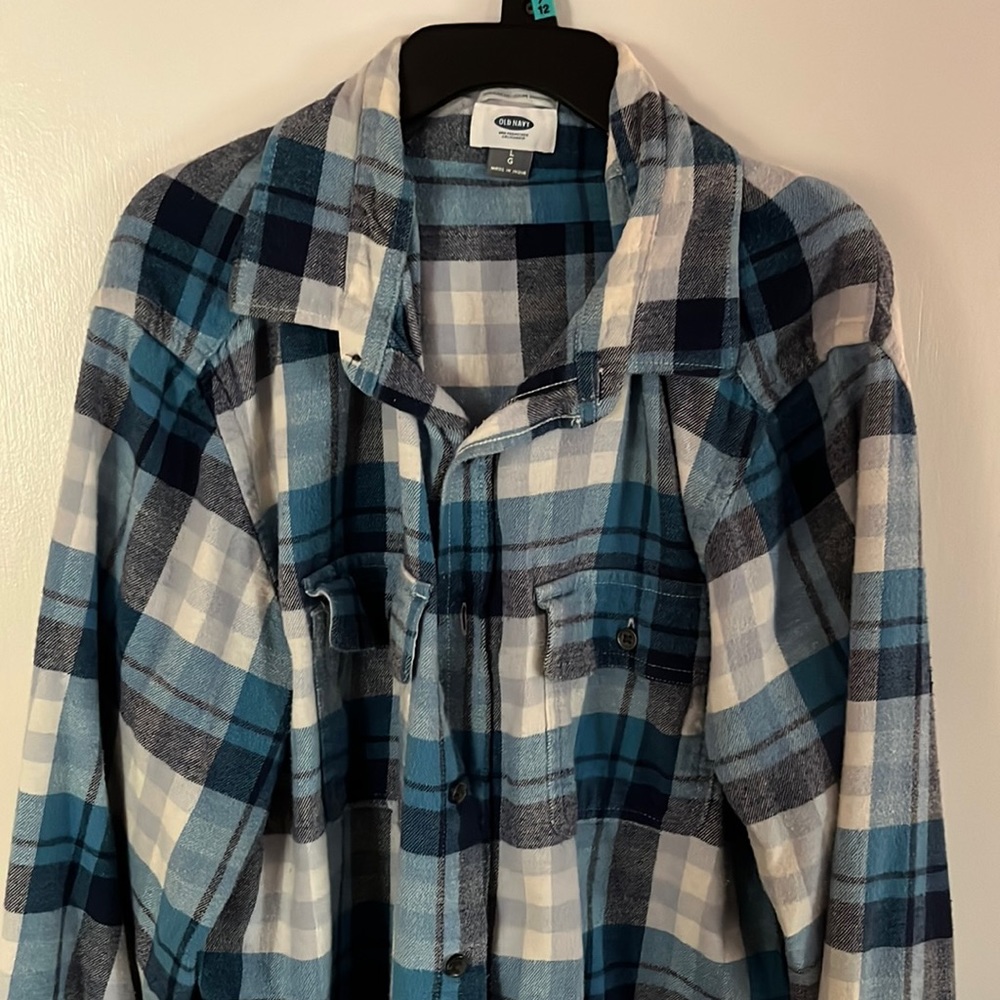 Awesome Faded Old Navy Flannel Shirt